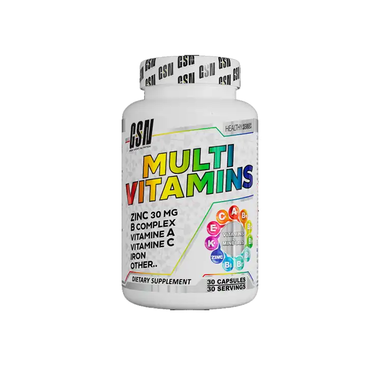 GSN MULTIVITAMINS 30 CAPSULES MyBody Nutrition Tunisie